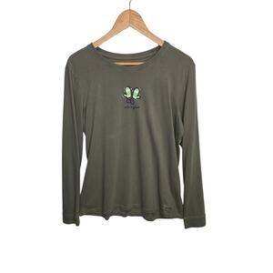 Life is good Vintage Mittens Long Sleeve  Large